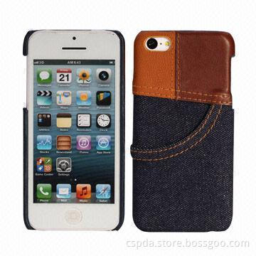 Slim Jeans Hard Mobile Cases for iPhone 5C, Different Colors Available